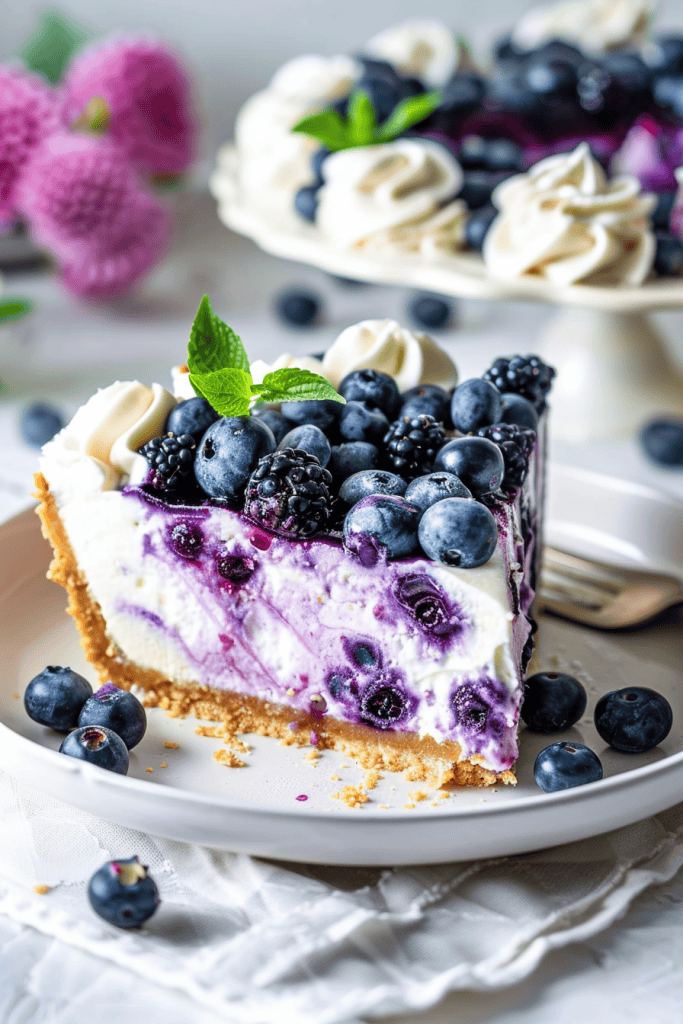 Variations No-Bake Blueberry Cheesecake