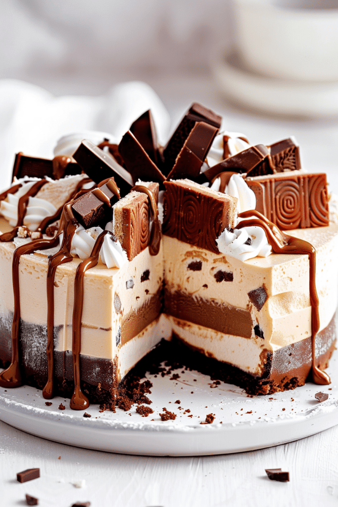 Variations No-Bake Tim Tam Cheesecake