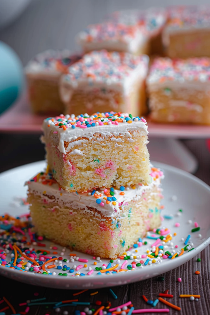 Variations of Sprinkles Cake