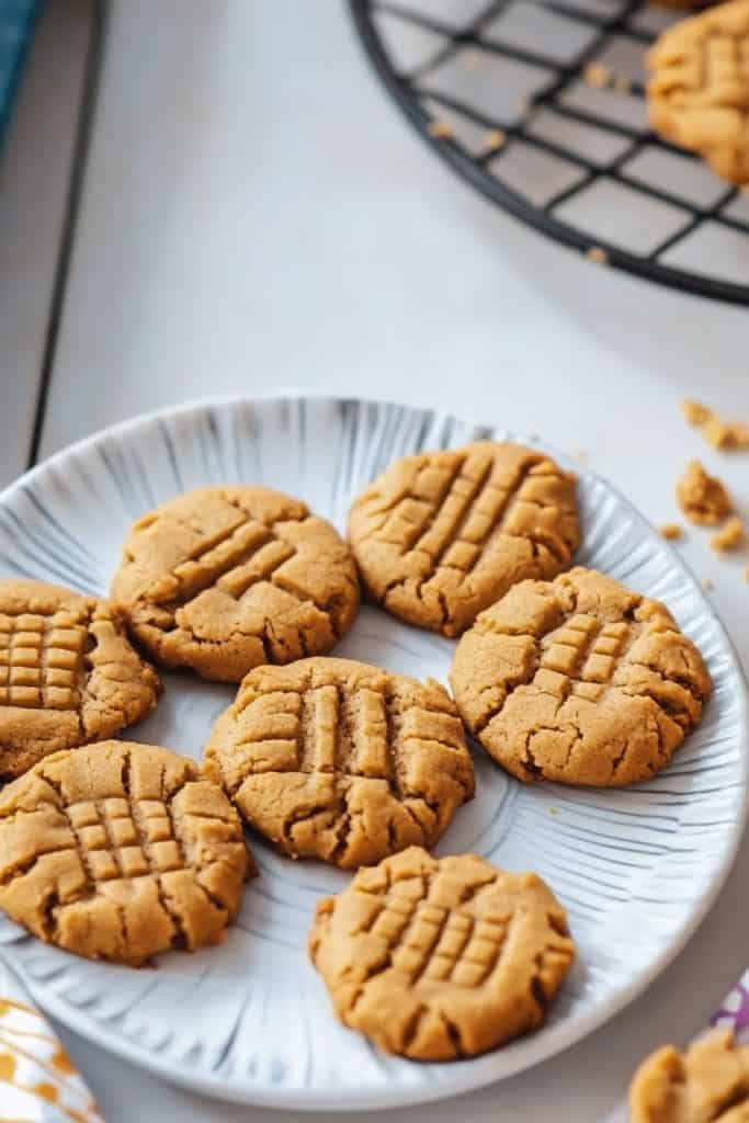 3 Ingredient Peanut Butter Cookies