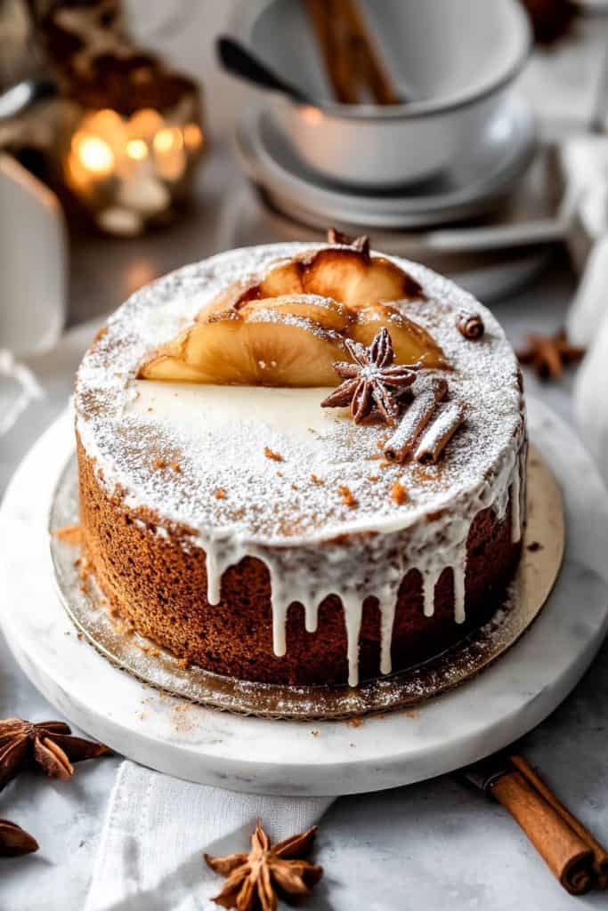 Assembly the Maple Spice Cake