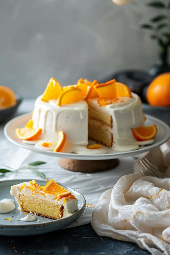 Bake the Creamy Orange Cake