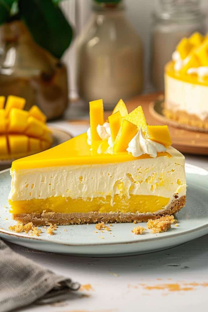 Bake the Mango Cheesecake