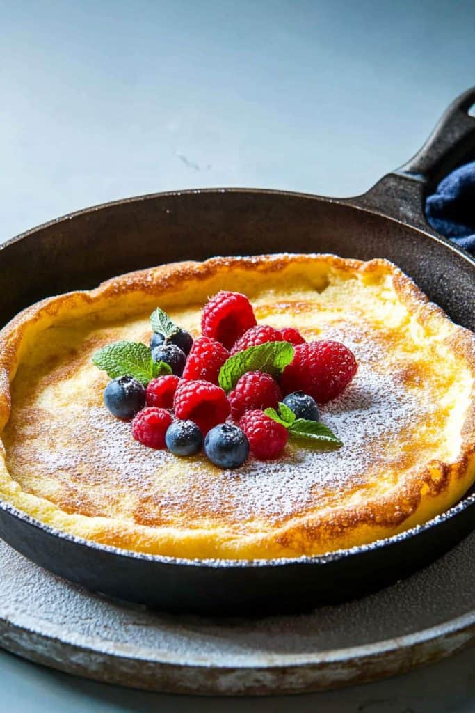 Baking the Dutch Baby Pancake