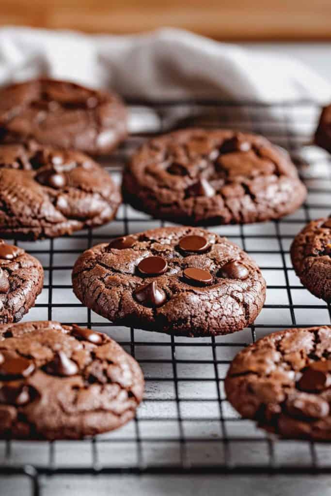 Baking the Fudgy Chocolate Brownie Cookies