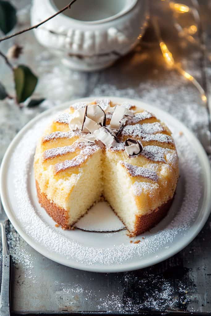 Baking the Hot Milk Cake