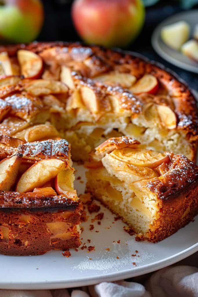 Baking the Italian Apple Cake