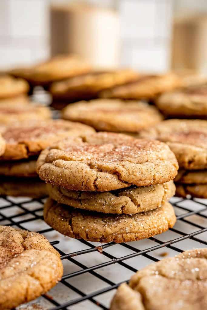 Baking the Maple Snickerdoodle Cookies