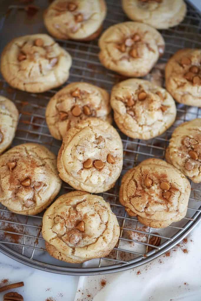 Baking the Snickerdoodle Cinnamon Chip Cookies