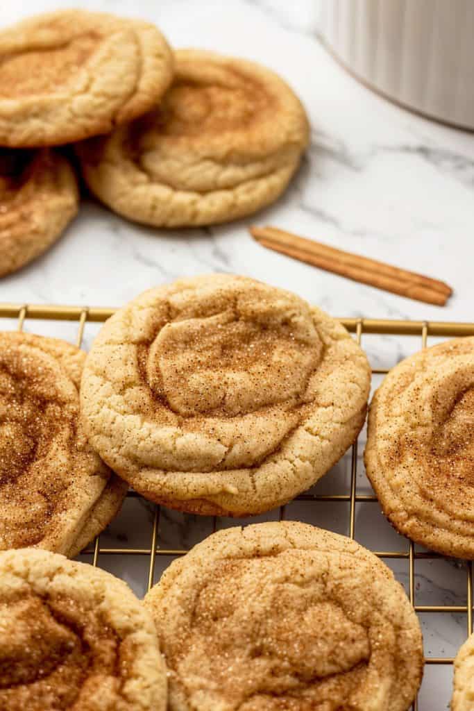 Baking the Snickerdoodle Cookies