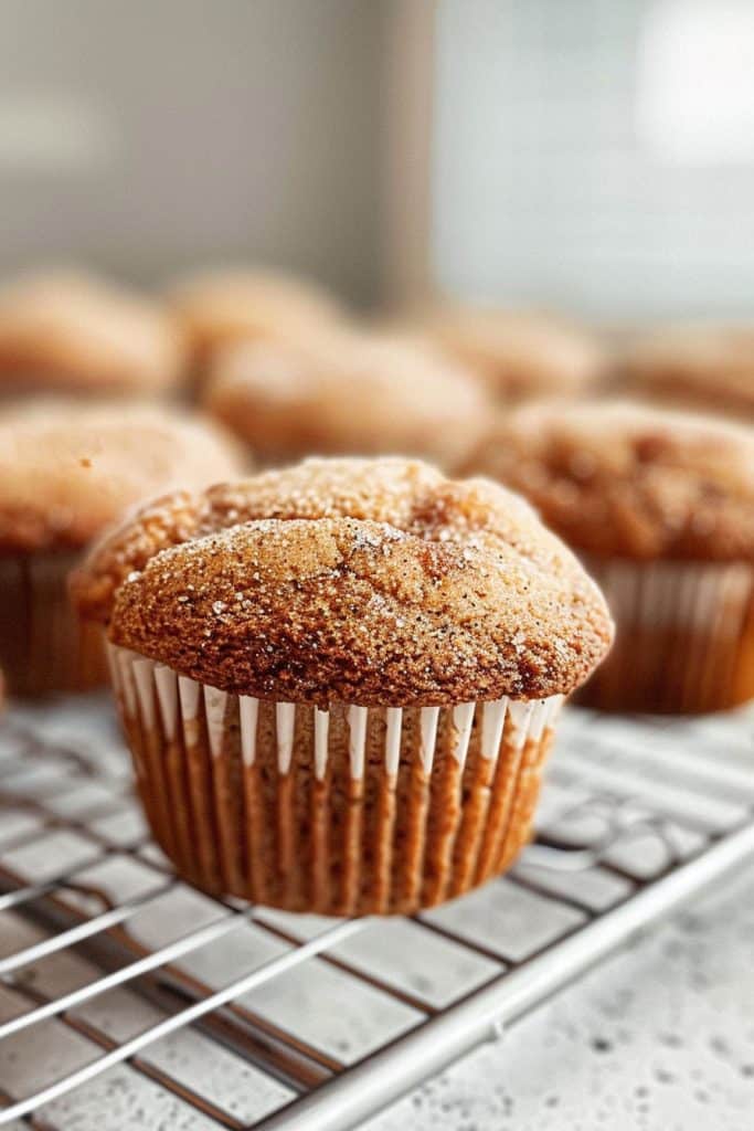 Baking the Snickerdoodle Muffins