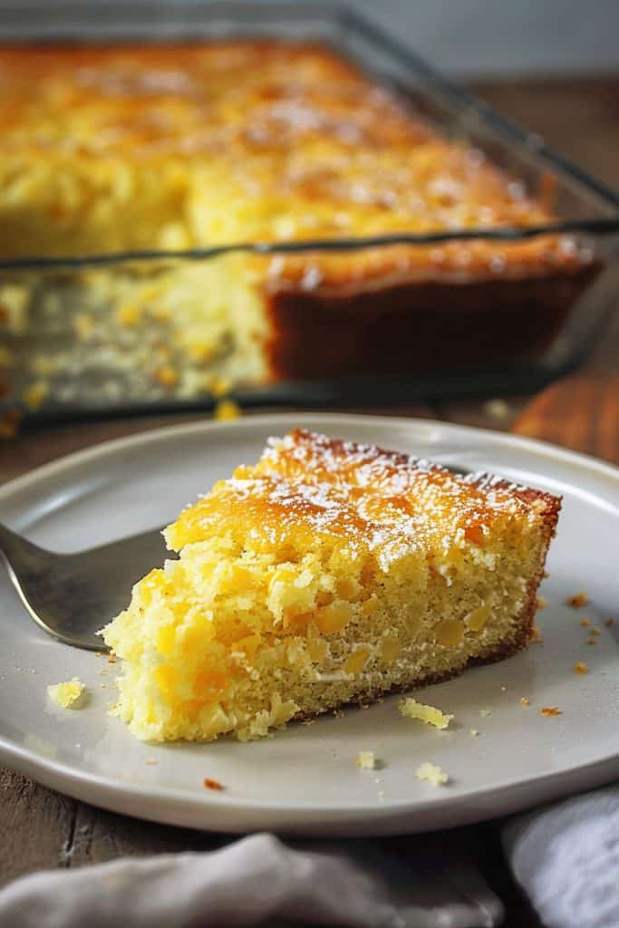 Baking the Sweet Mexican Corn Cake