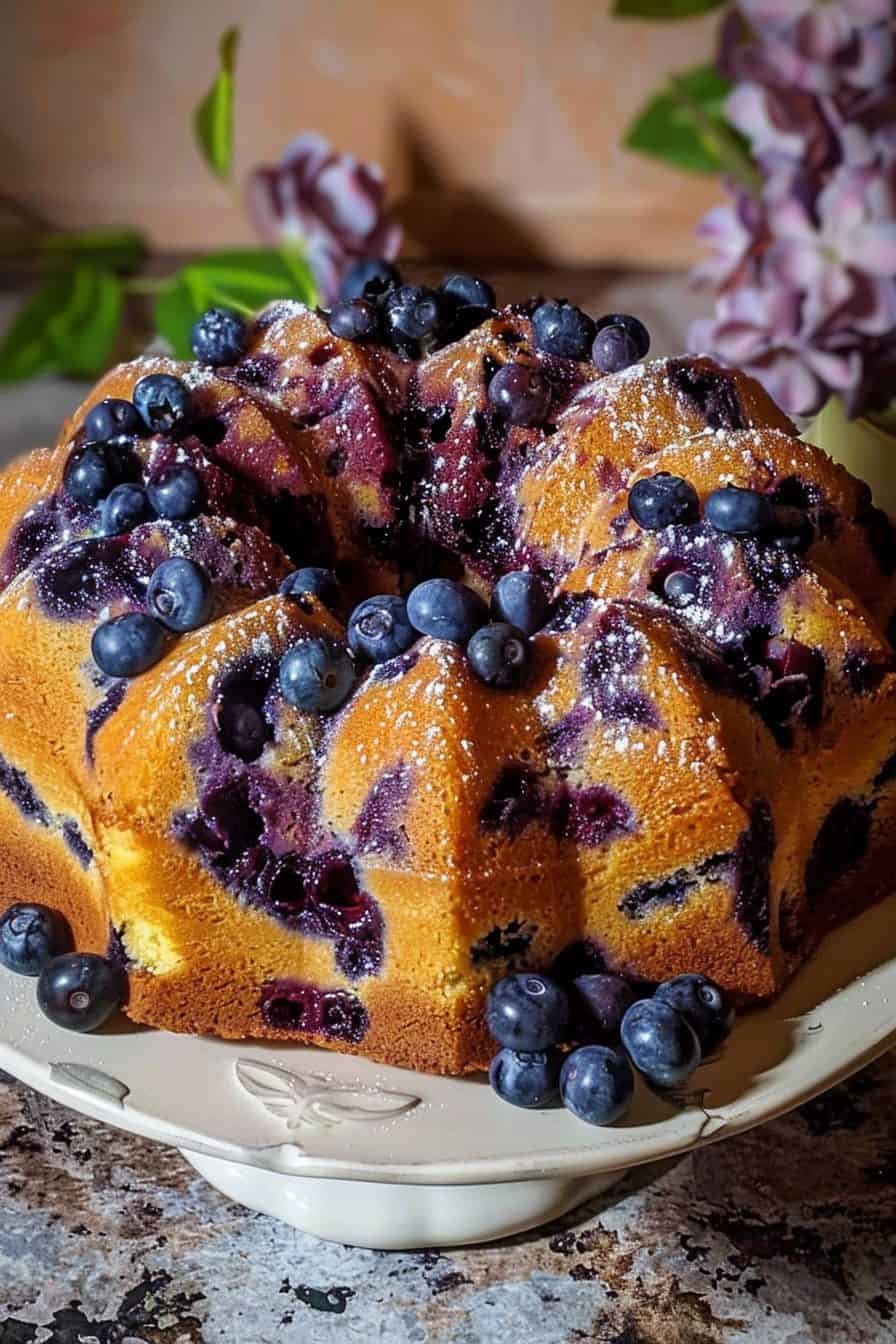 Blueberry Cream Cheese Pound Cake Recipes