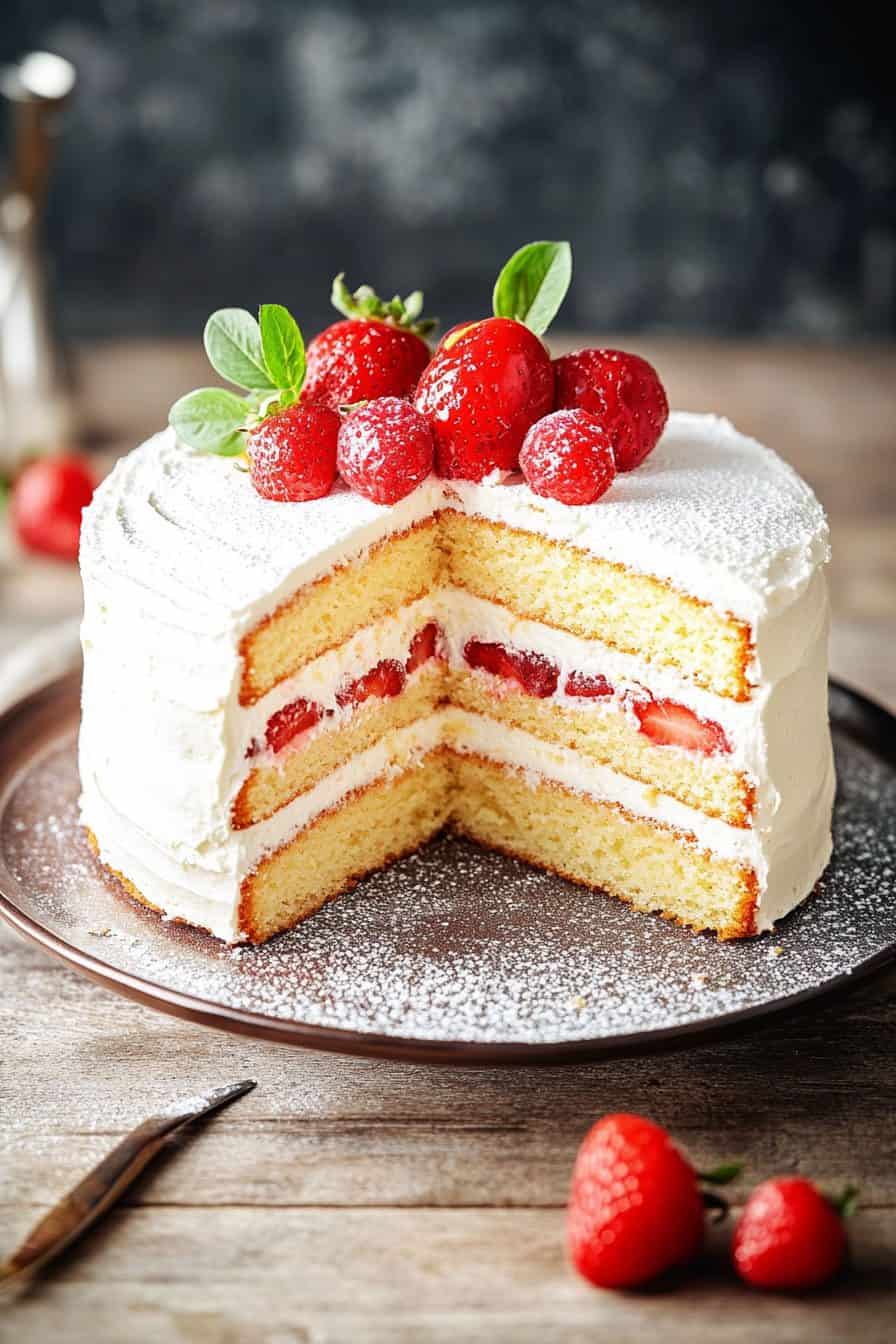 British Victoria Sponge Cake Recipe