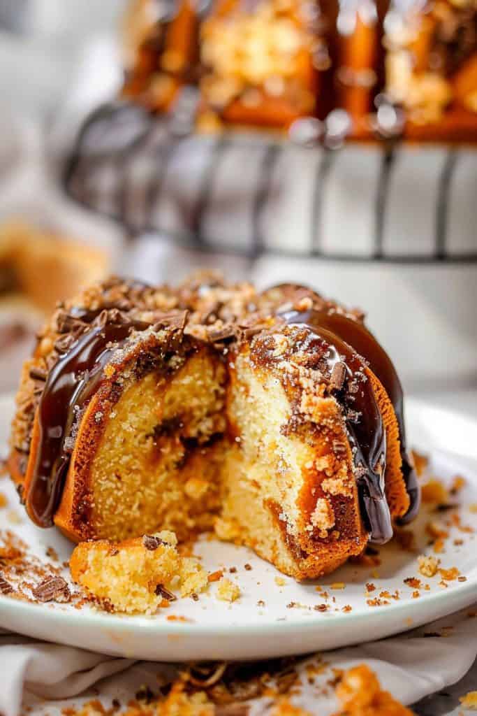 Butterfinger Bundt Cake