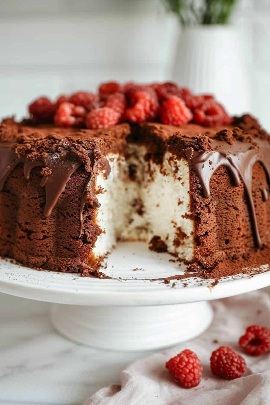 Chocolate Angel Food Cake recipe