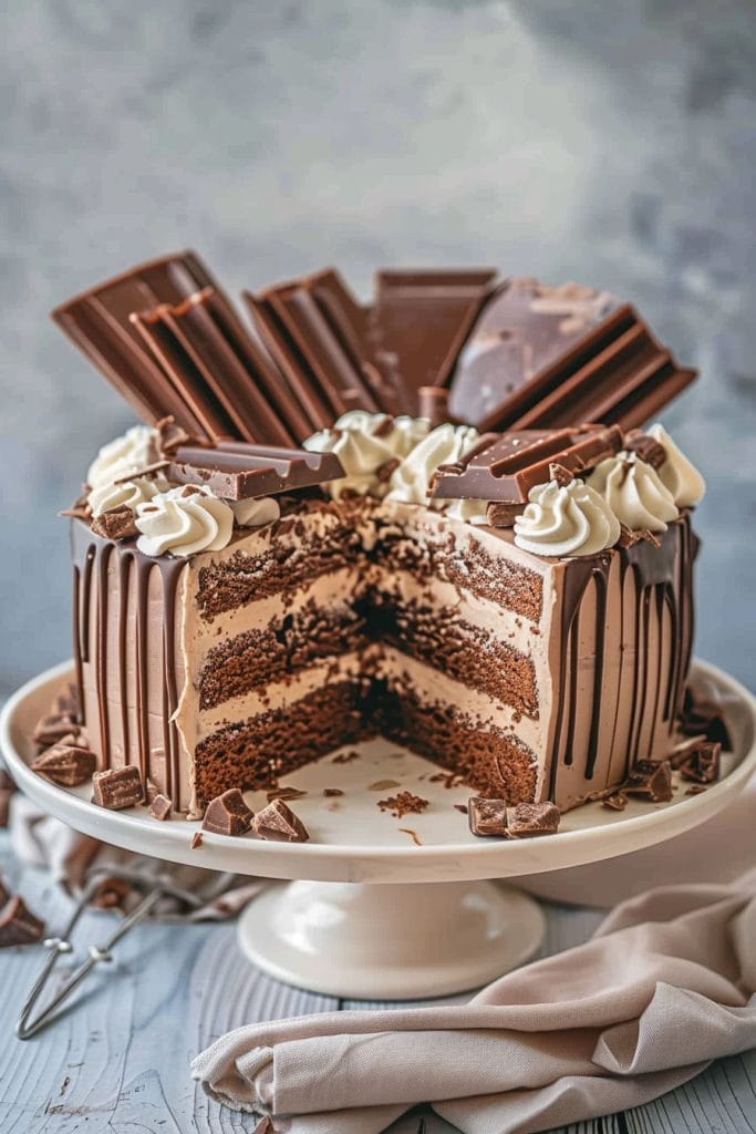 Chocolate Candy Bar Cake