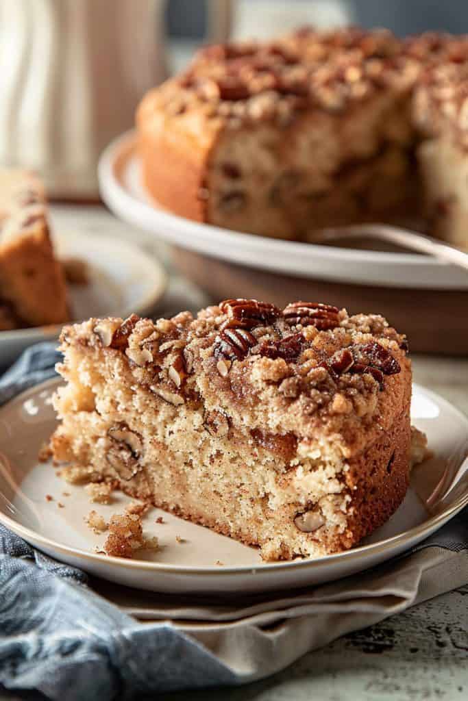 Cinnamon Pecan Crumble Coffee Cake Recipe