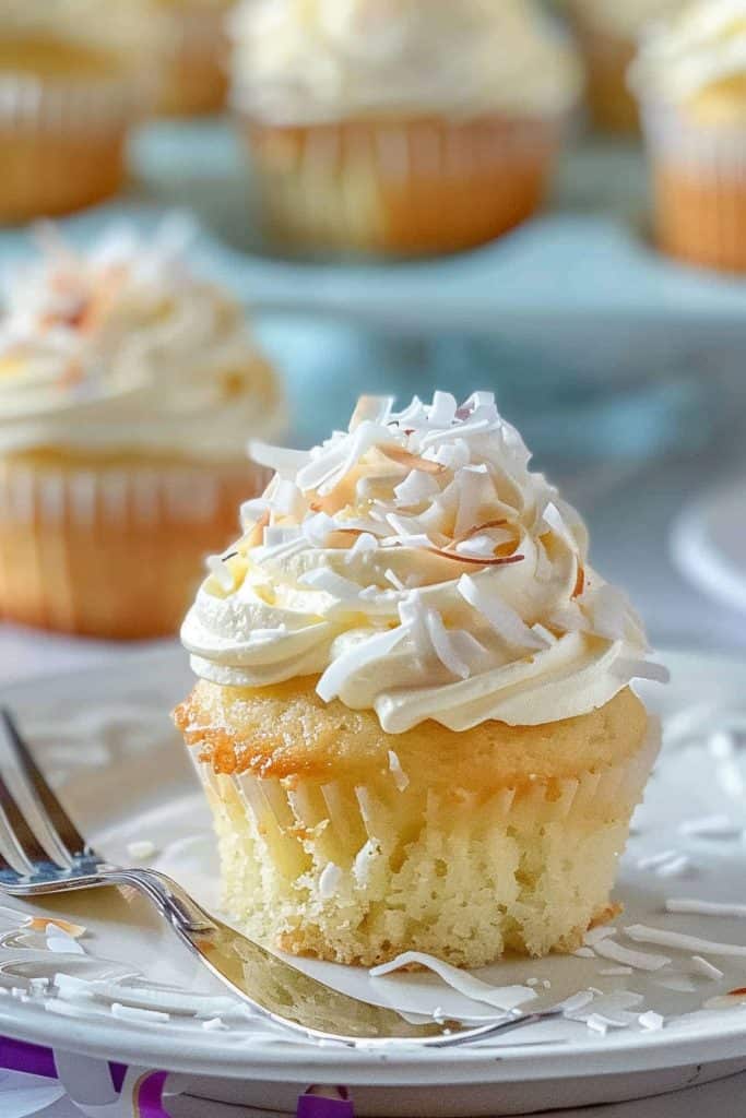 Coconut Cream Cupcakes Recipe