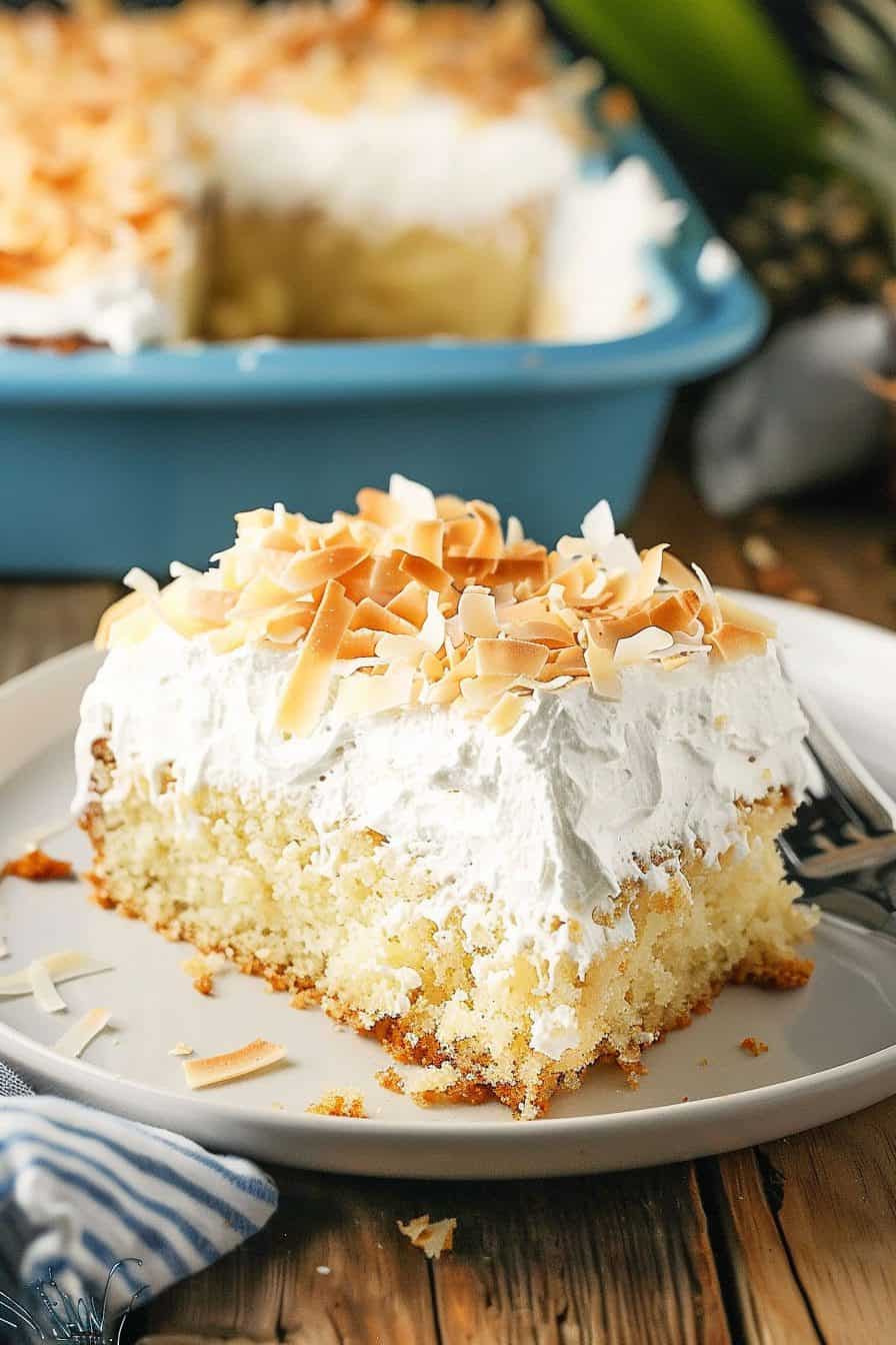 Coconut Poke Cake Recipe