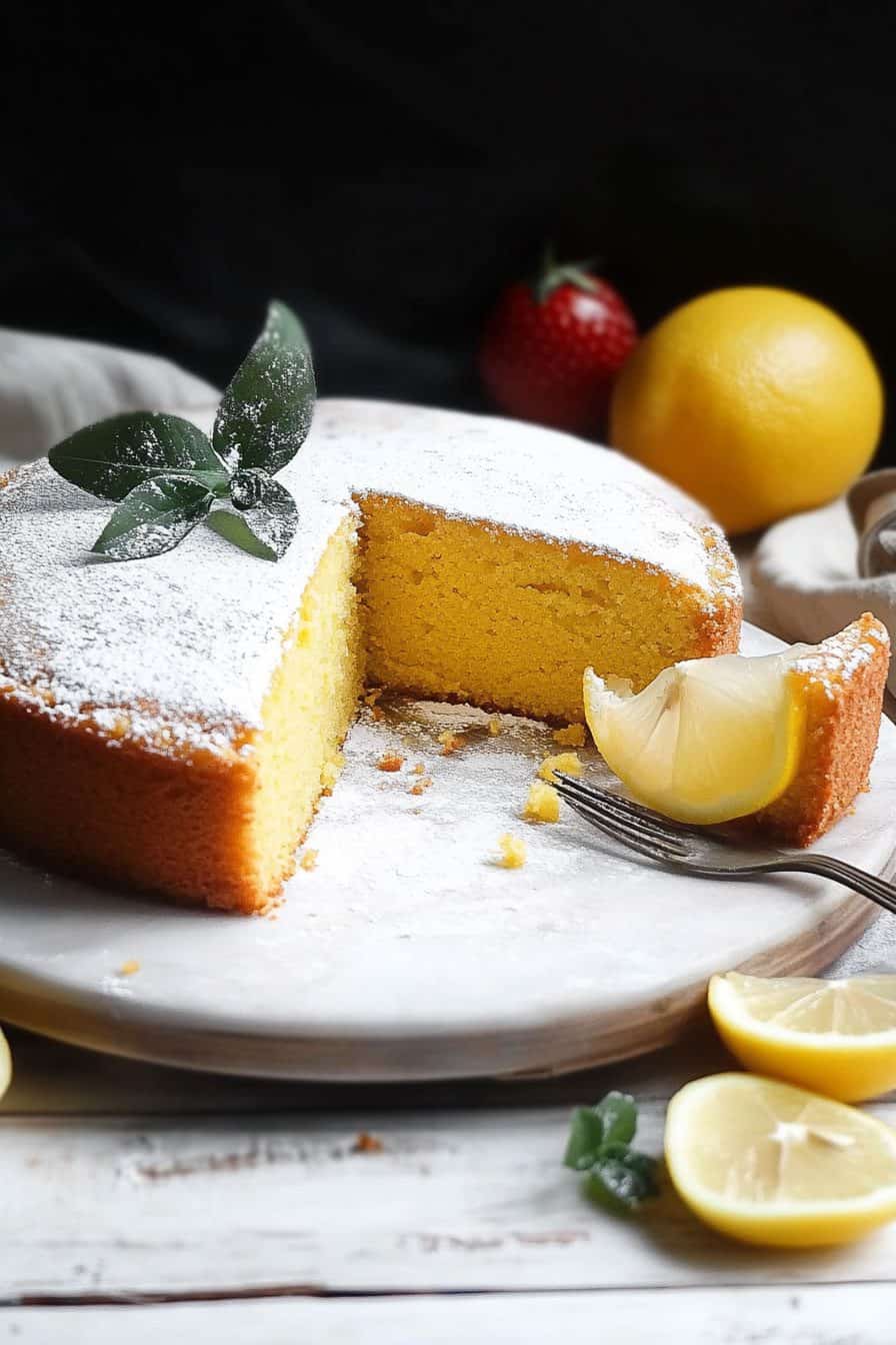 Lemon Polenta Cake