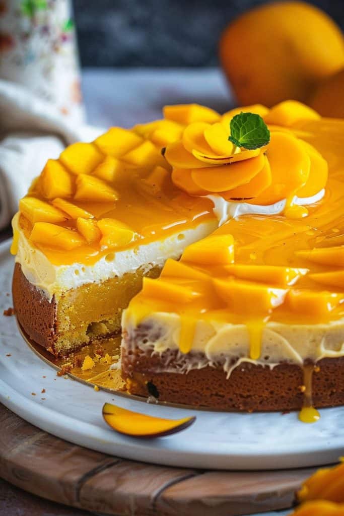 Customizing Your Eggless Mango Cake