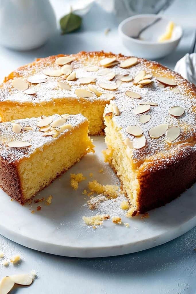 Delicious Almond Ricotta Cake