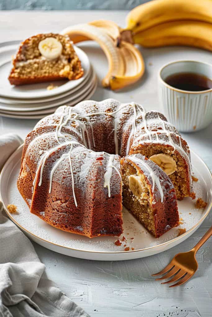 Delicious Banana Bundt Cake