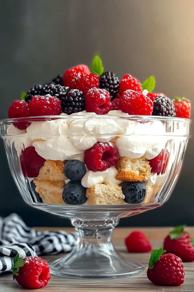 Delicious Berry Trifle