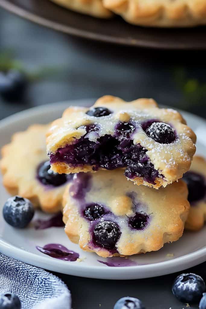 Delicious Blueberry Pie Cookies