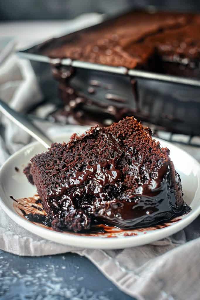 Delicious Chocolate Pudding Fudge Cake