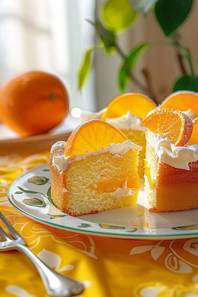 Delicious Creamy Orange Cake