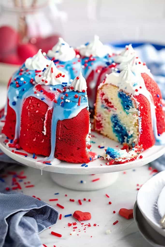 Firecracker Bundt Cake