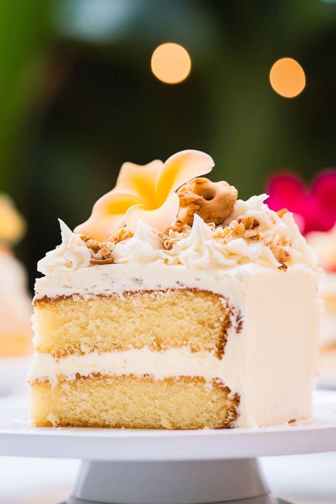 Delicious Hawaiian Wedding Cake