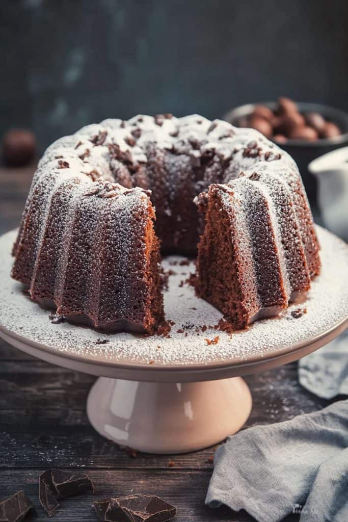 Delicious Italian Chocolate and Ricotta Cake