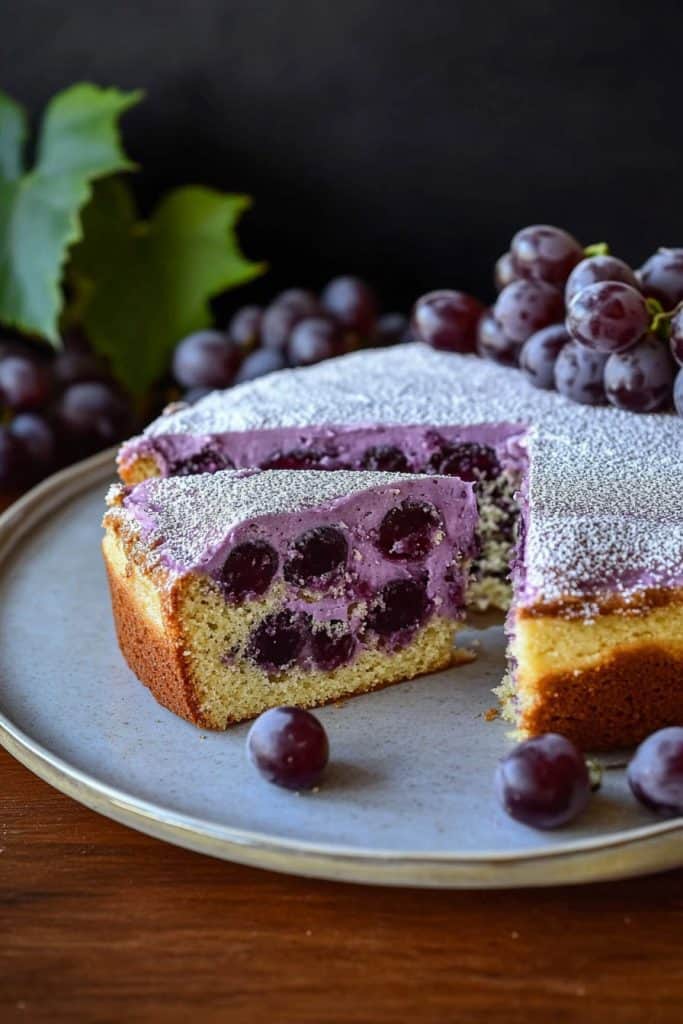 Delicious Italian Grape Cake