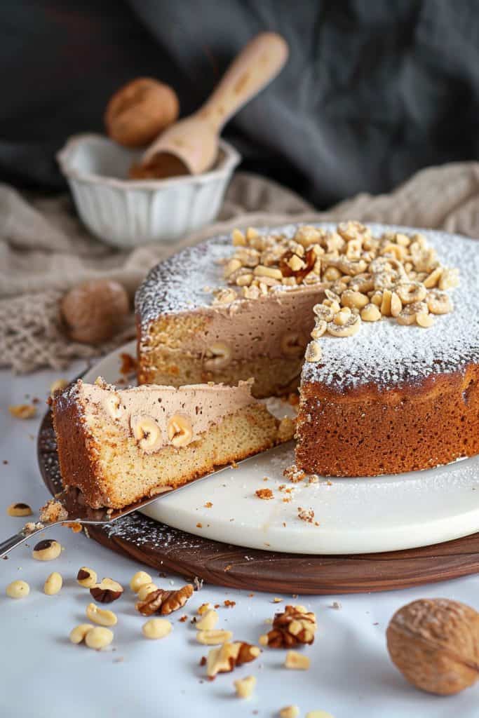 Delicious Italian Hazelnut Cake