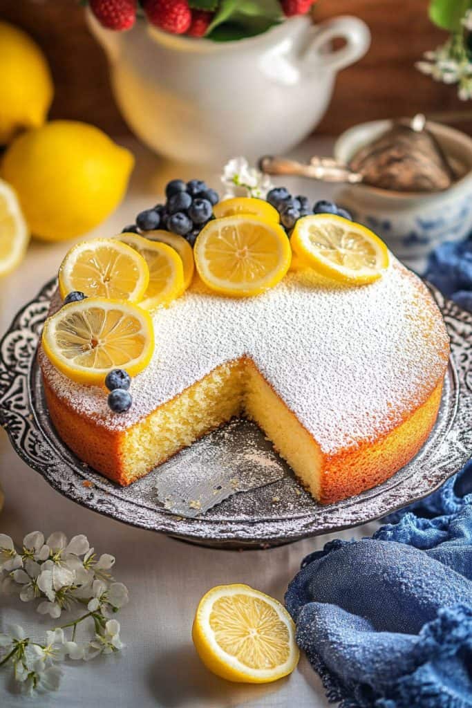 Delicious Italian Lemon Olive Oil Cake