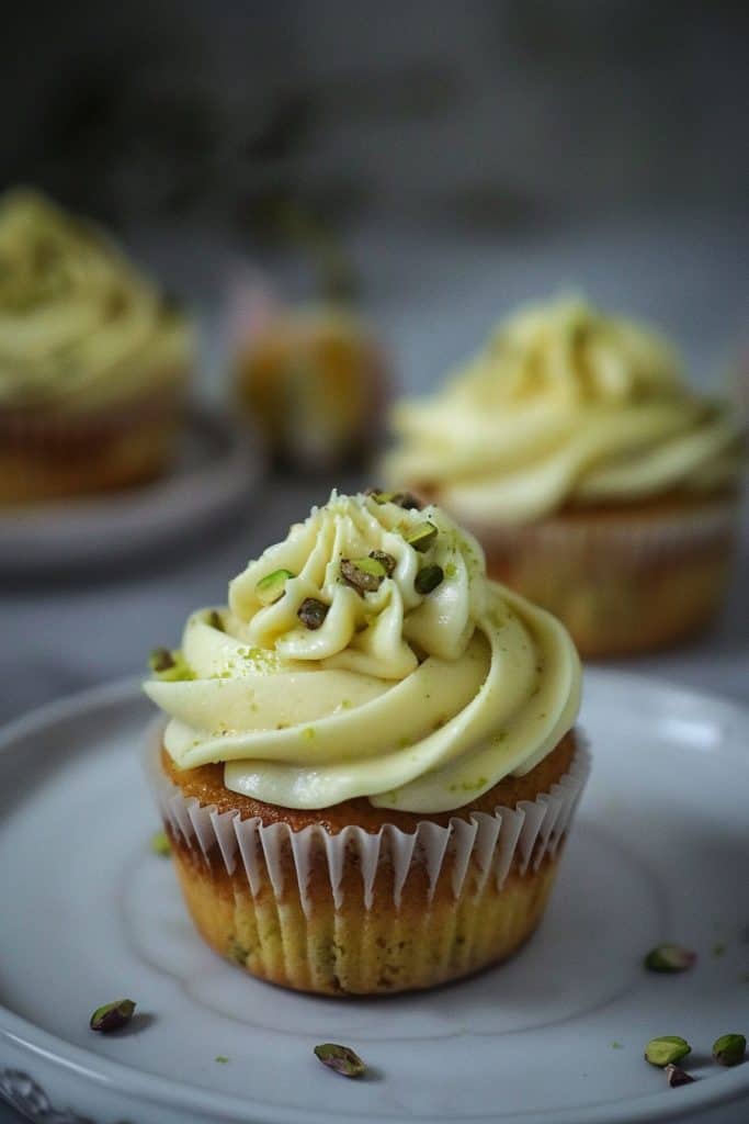 Delicious Kesar Pista Cupcake