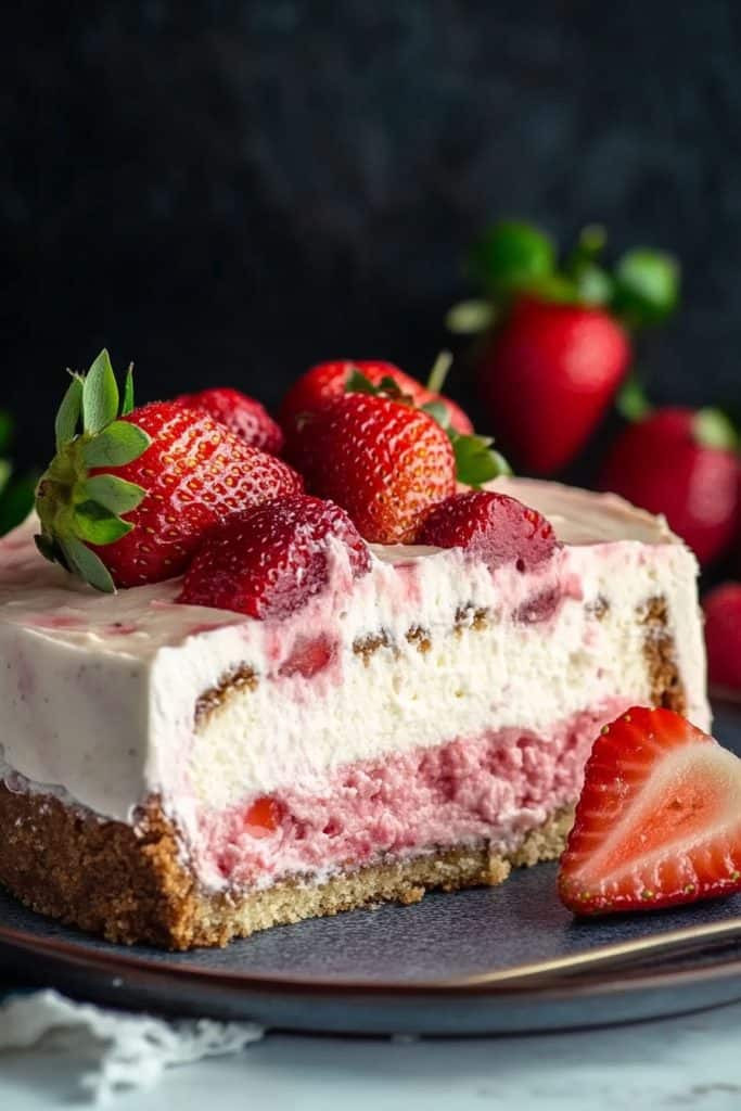 Delicious Keto Strawberry Cheesecake