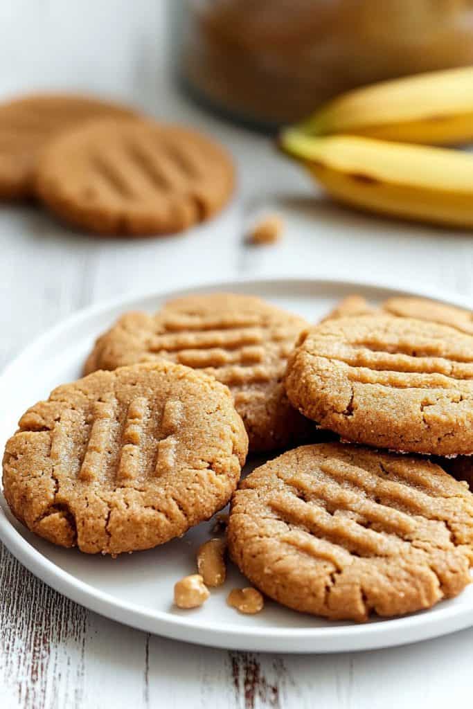 Delicious Peanut Butter Banana Cookies