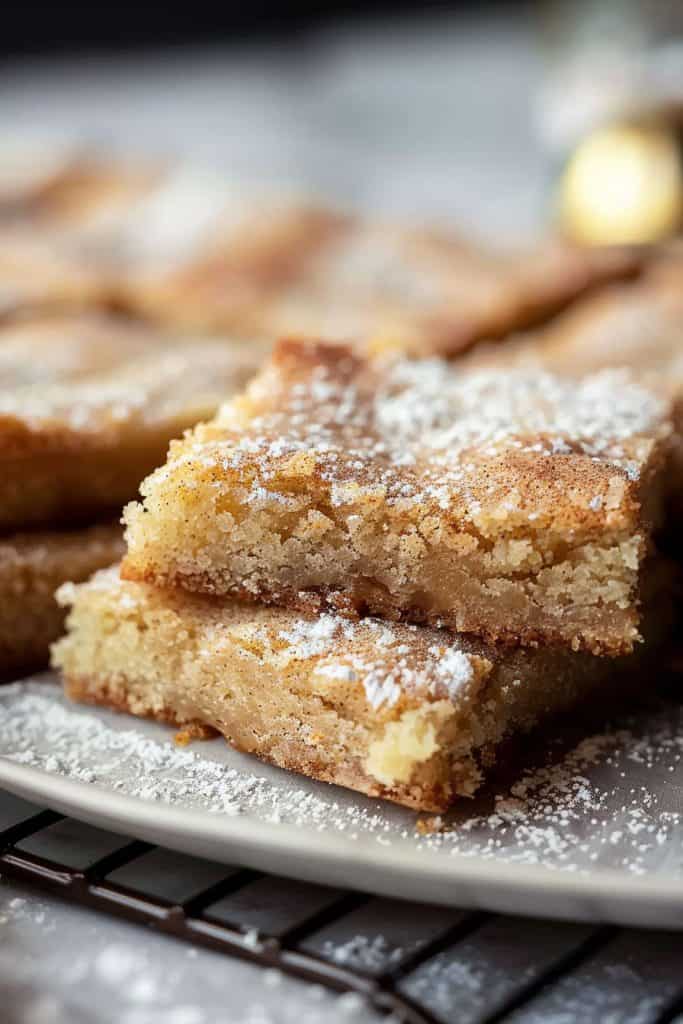 Delicious Snickerdoodle Cookie Bars