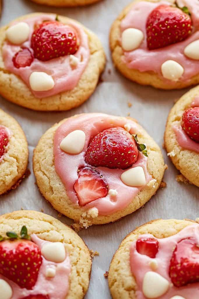 Delicious Strawberry Cookies