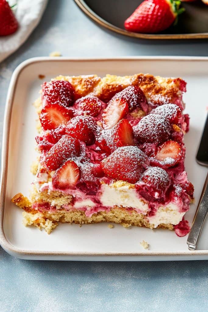 Delicious Strawberry Dump Cake