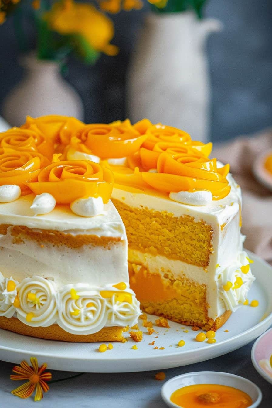 Eggless Mango Cake Recipes