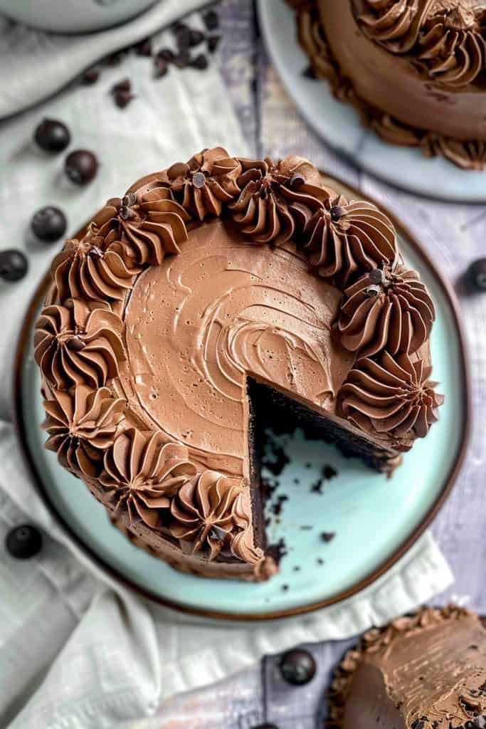 Extra Moist Triple Chocolate Ganache Cake