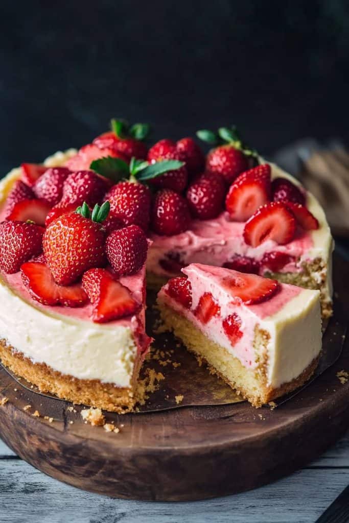 How to make the Keto Strawberry Cheesecake