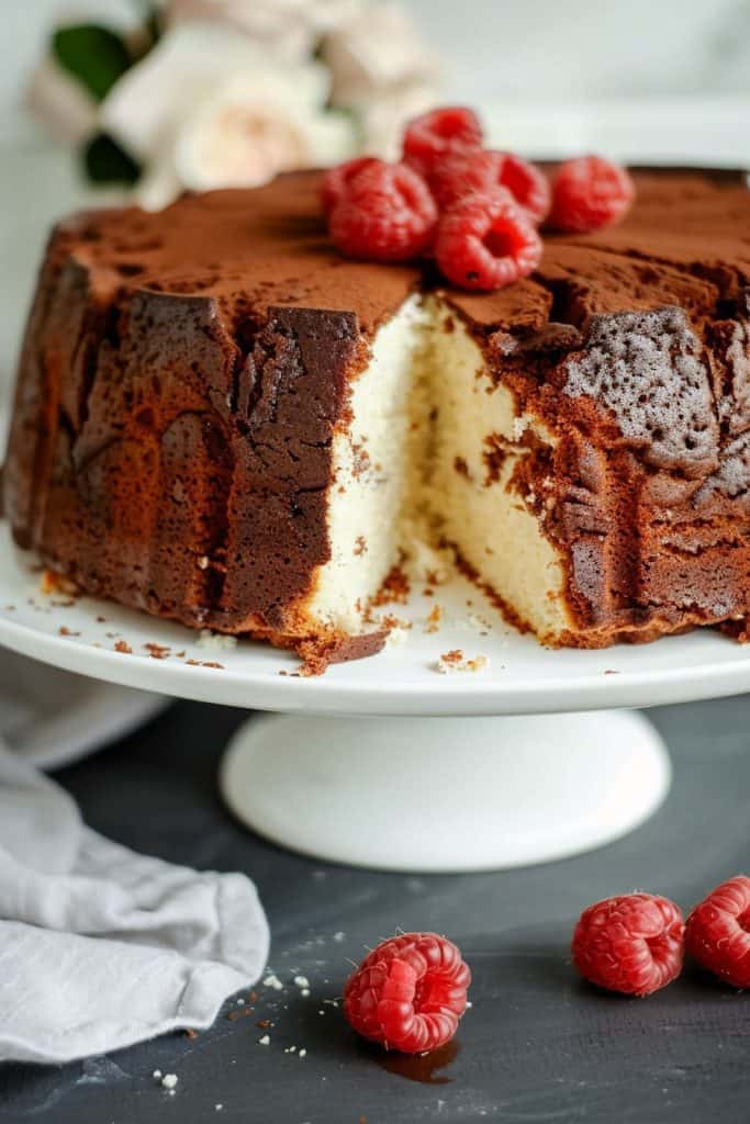 How to Make Chocolate Angel Food Cake