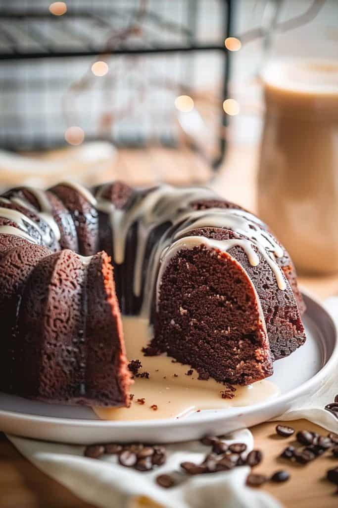 How to Make Chocolate Bundt Cake with Coffee Glaze