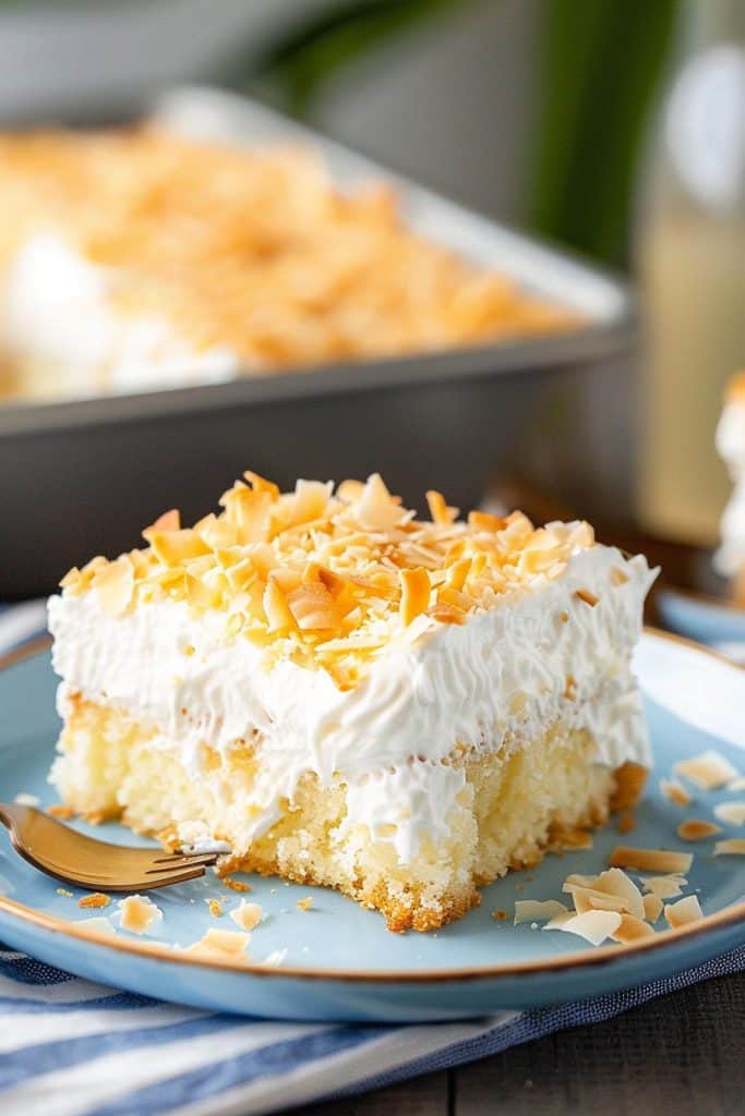 How to Make Coconut Poke Cake